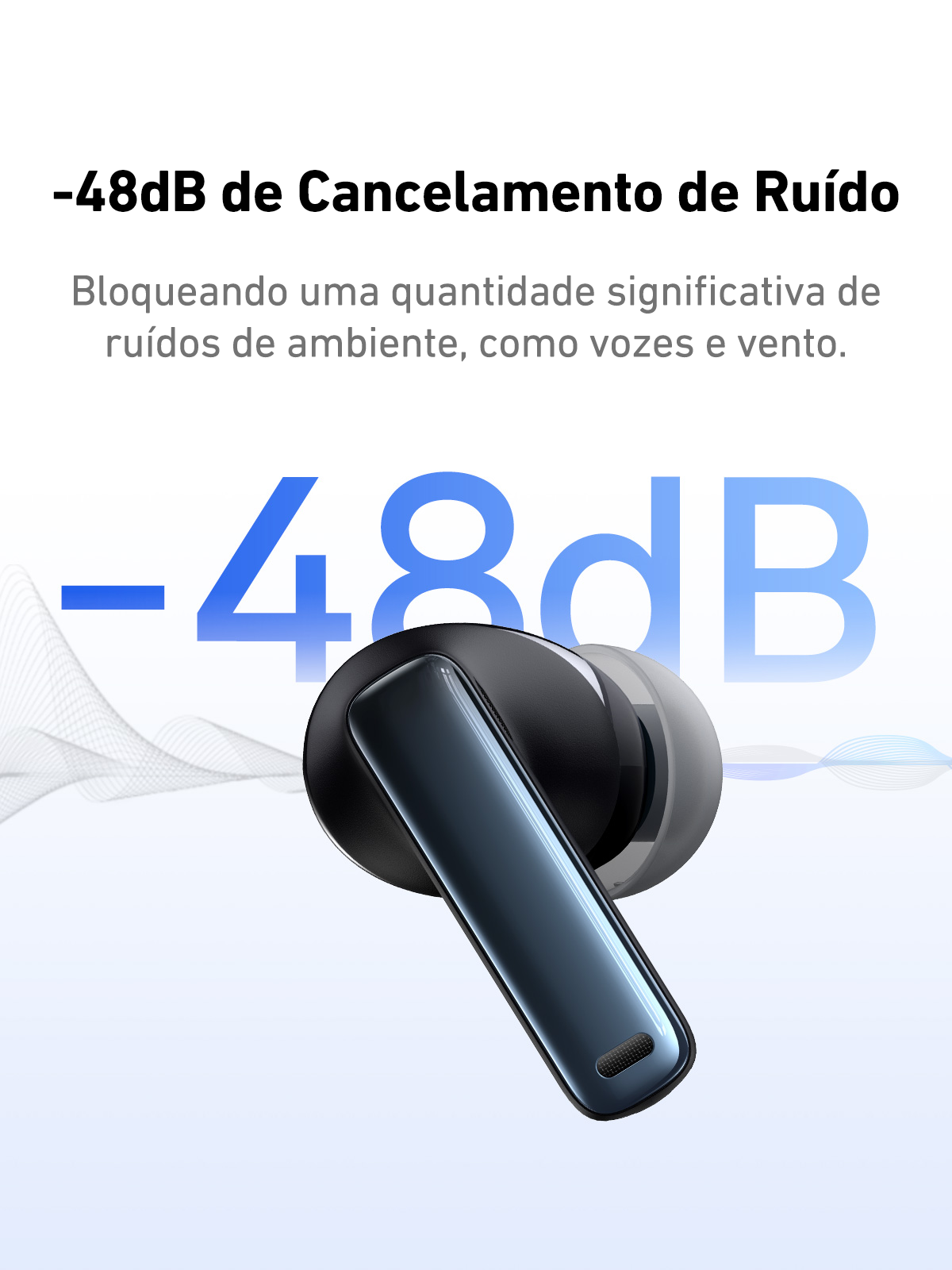 Fone Sem Fio Baseus Bowie M2s Anc Cancelamento Ruído