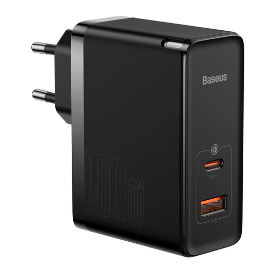 Kit Carregador Turbo Gan5 Pro Usb-c + Usb 100w