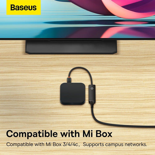 Adaptador Baseus Lite Series Ethernet Tipo-c Rj45 100mbps