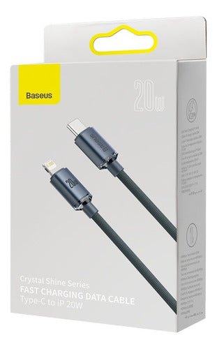 Cabo Turbo iPhone 20w Tipo-c / Lightning Baseus 2m Cor