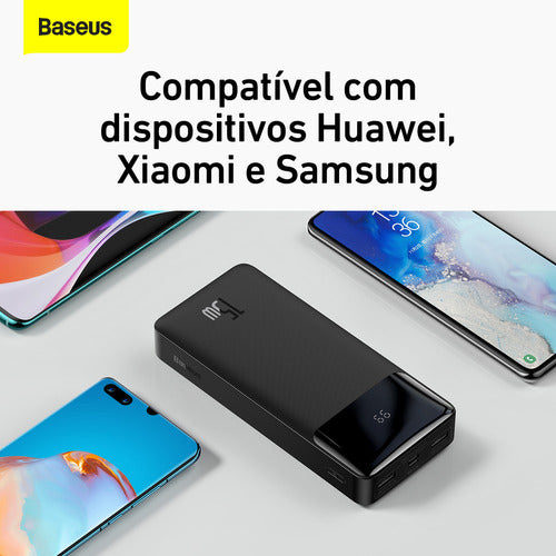 Power Bank Baseus 20.000mah 15w Com Indicador De Carga