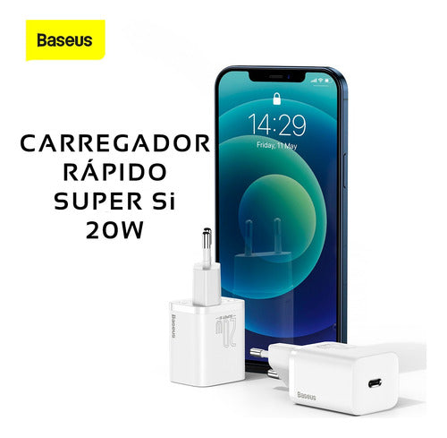 Carregador De Parede Rápido Tipo C Super Si Qc 20w