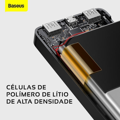 Power Bank Baseus 20.000mah 15w Com Indicador De Carga