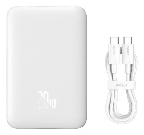 Power Bank Magsafe 10000mah 20w Turbo Branco