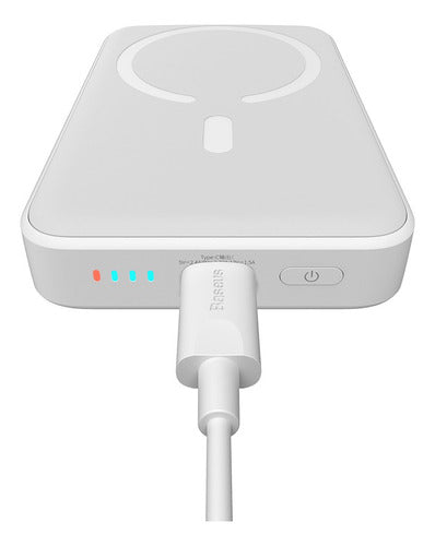 Power Bank Magsafe 10000mah 20w Turbo Branco