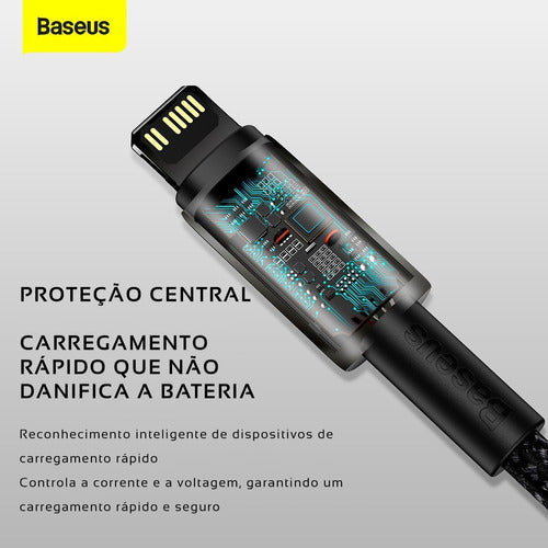 Cabo Usb-c P/ Lightning Baseus Fast Charging 20w 1m iPhone